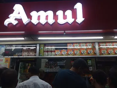 Amul stall at Rajkot railway station IMG 20200125 182033.jpg
